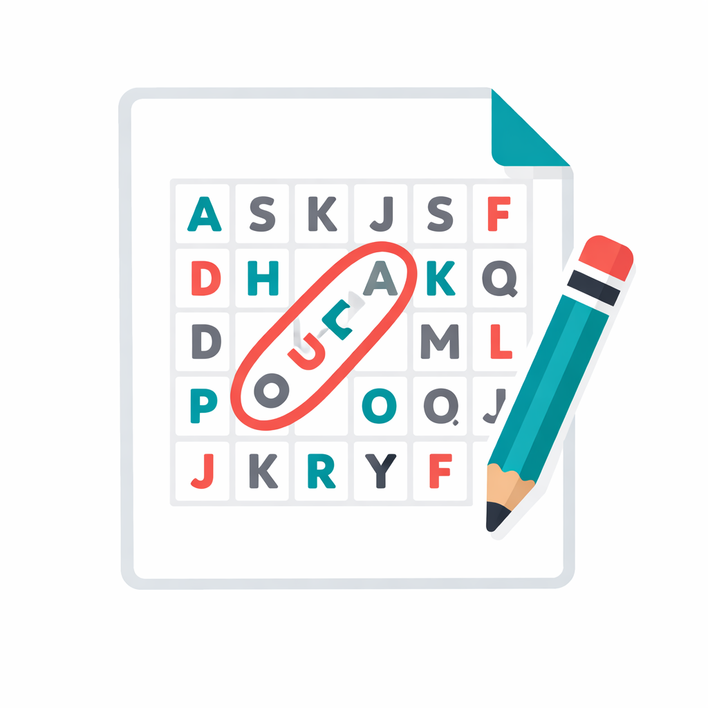 Word Search Worksheet