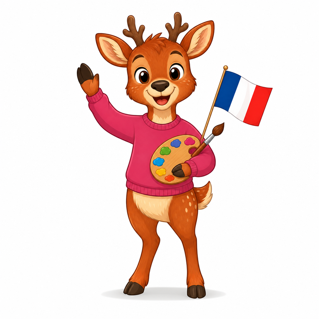 Oisín the red deer, the class guide