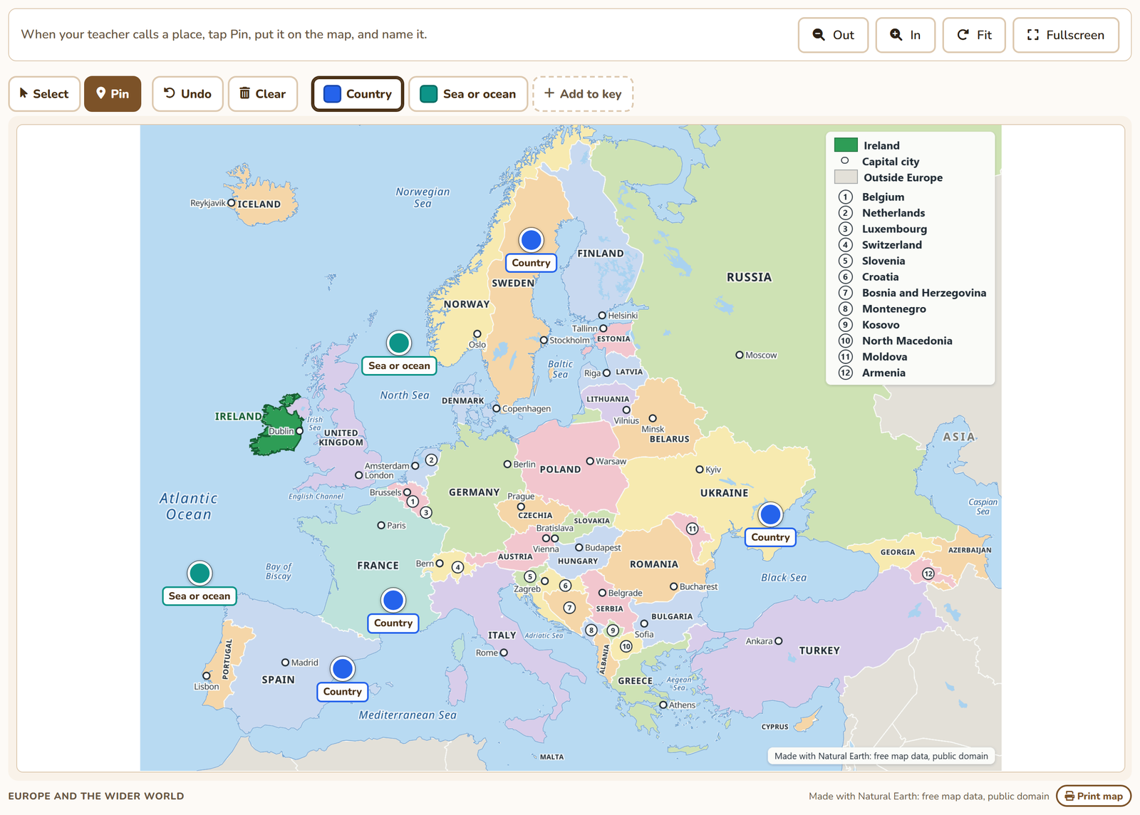 Ireland in Europe